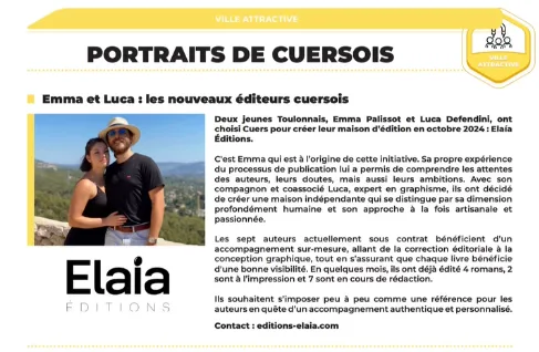 Article dans le Cuers'Mag